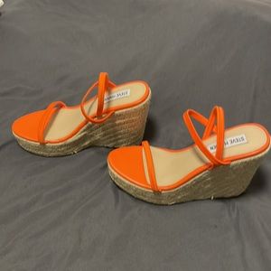 Steve Madden wedge sandals.